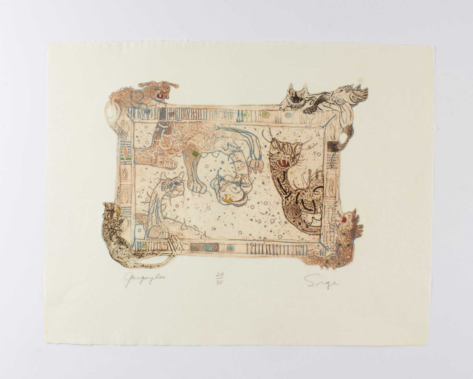 Walter Sorge Abstract Prints - 2
