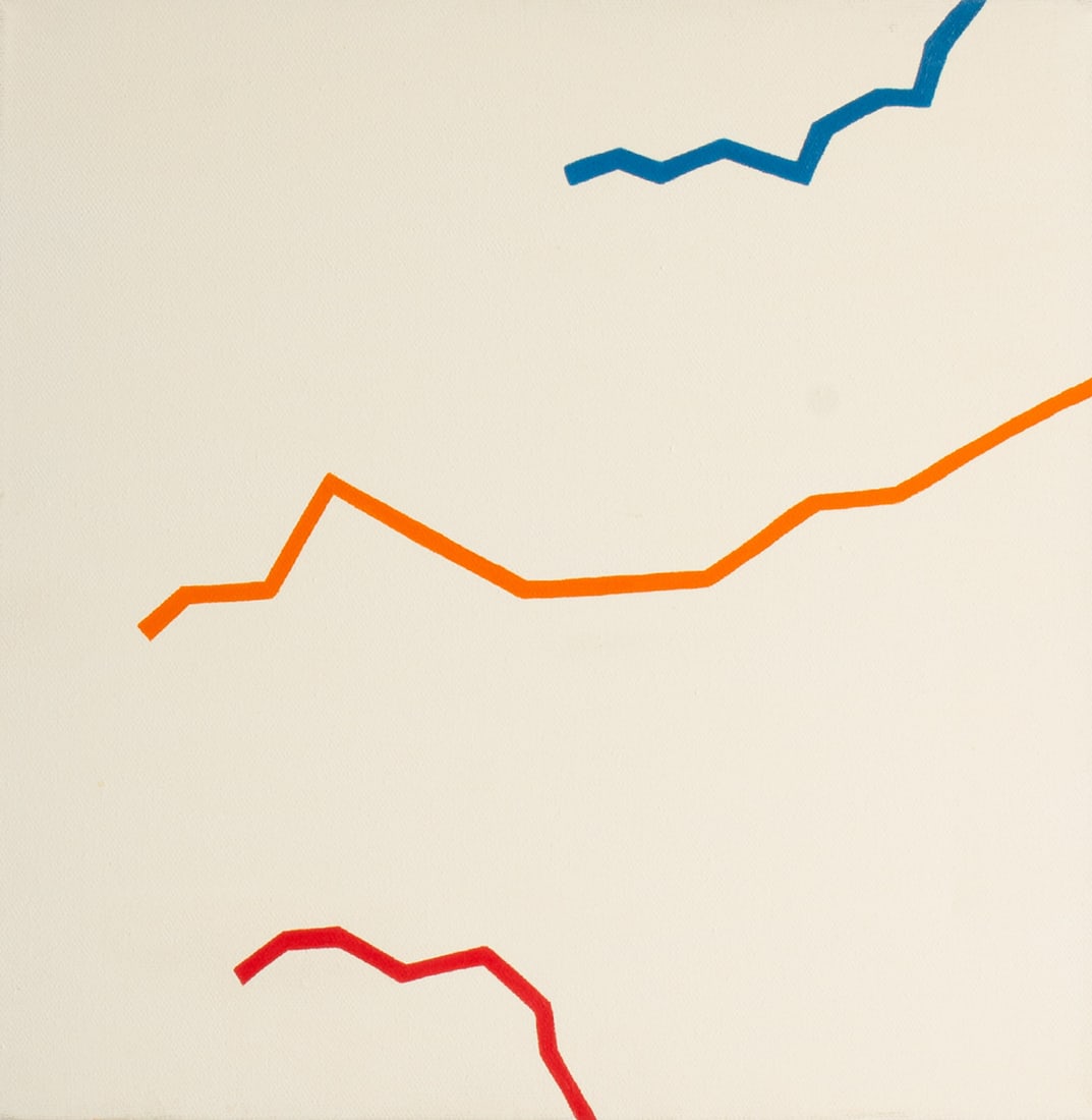 Steven Conant 2010 "Landscape" Alkyd on Canvas Painting (1 of 5)