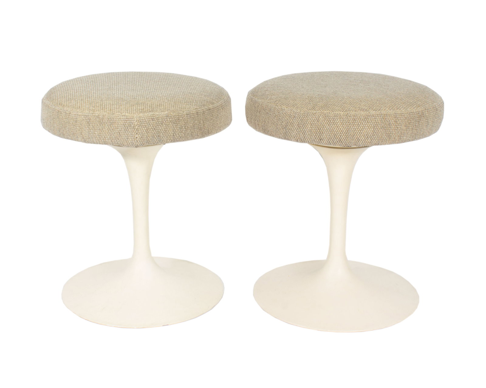 Eero Saarinen Knoll Tulip Stools, Pair (1 of 7)