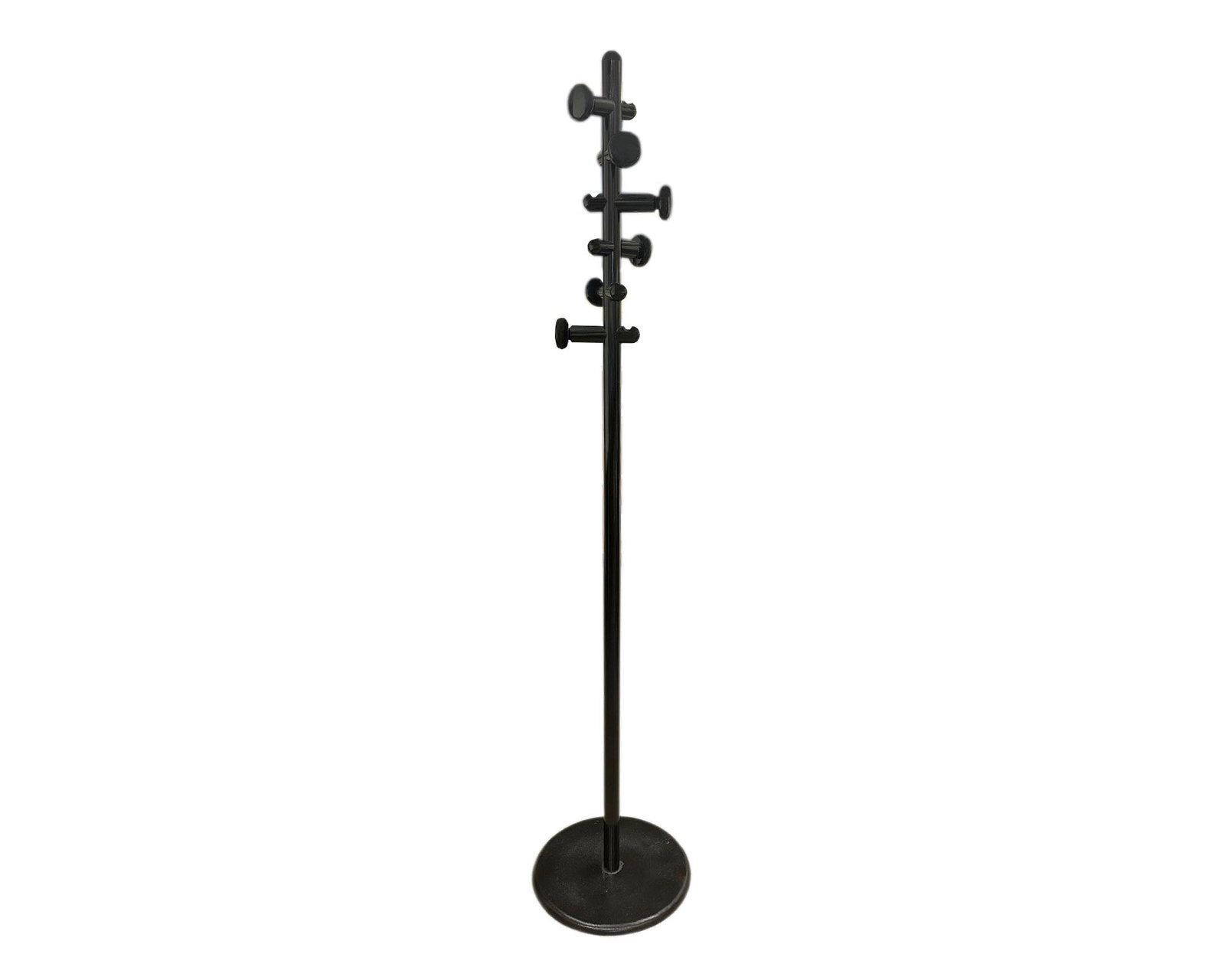 Post Modern Black Hall Tree Coat Rack (1 of 3)