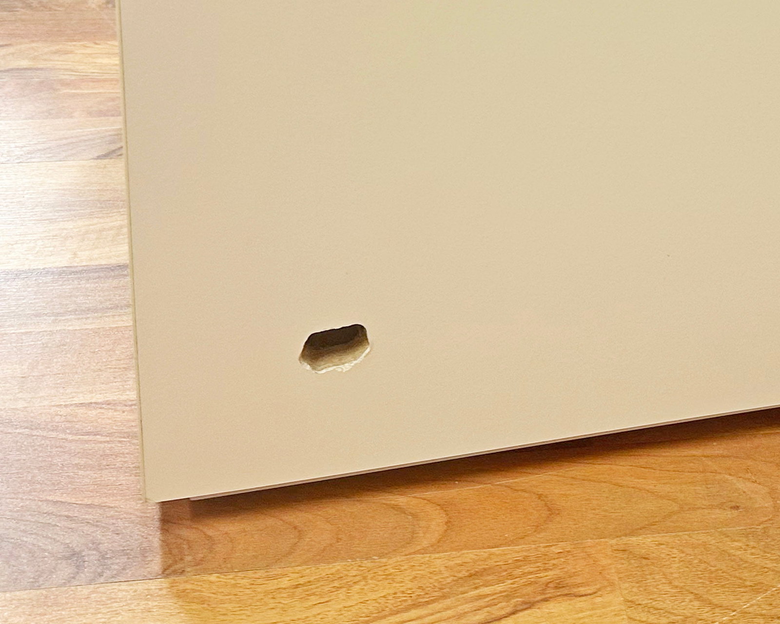 White Laminate Nightstands - 4