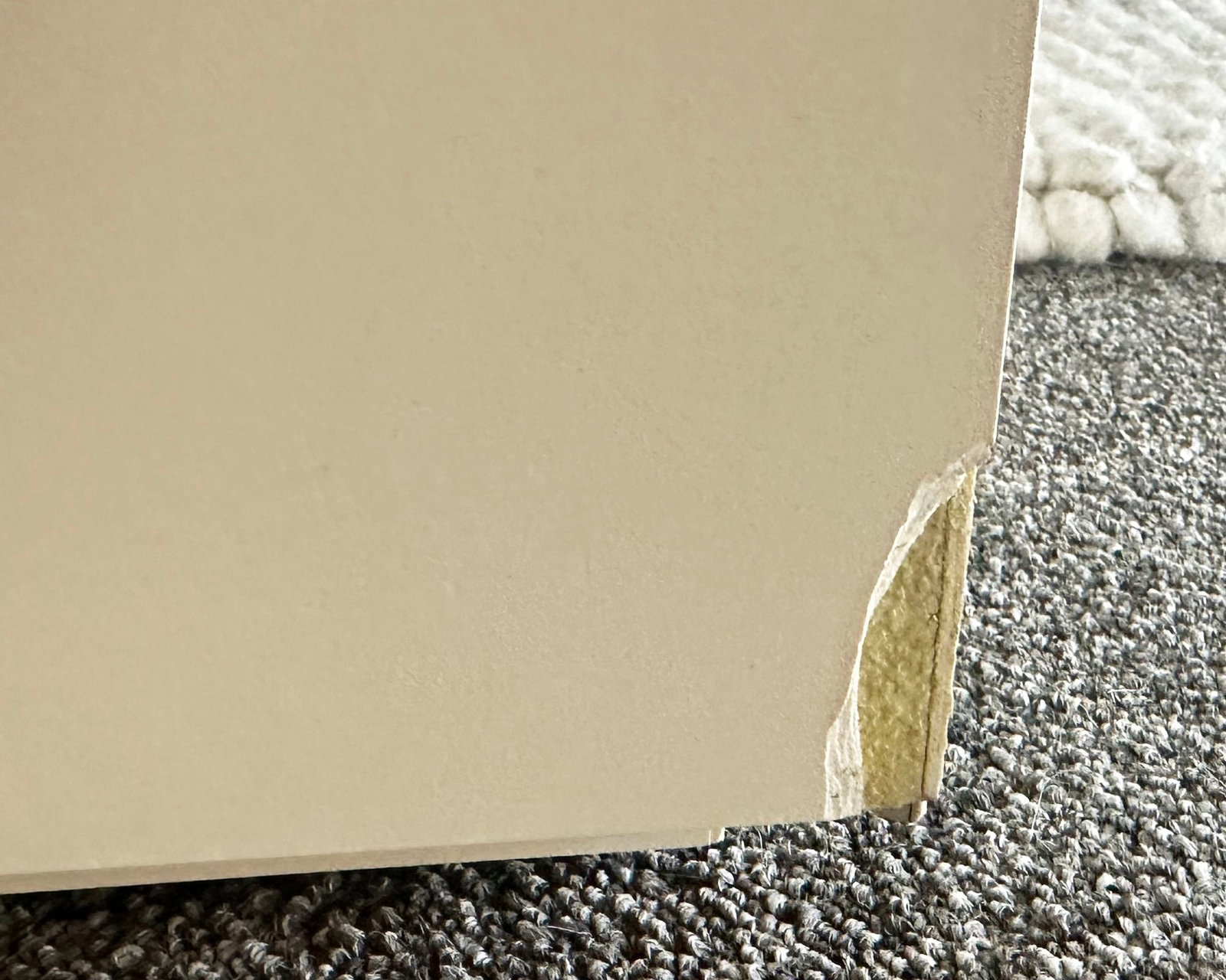White Laminate Nightstands - 5