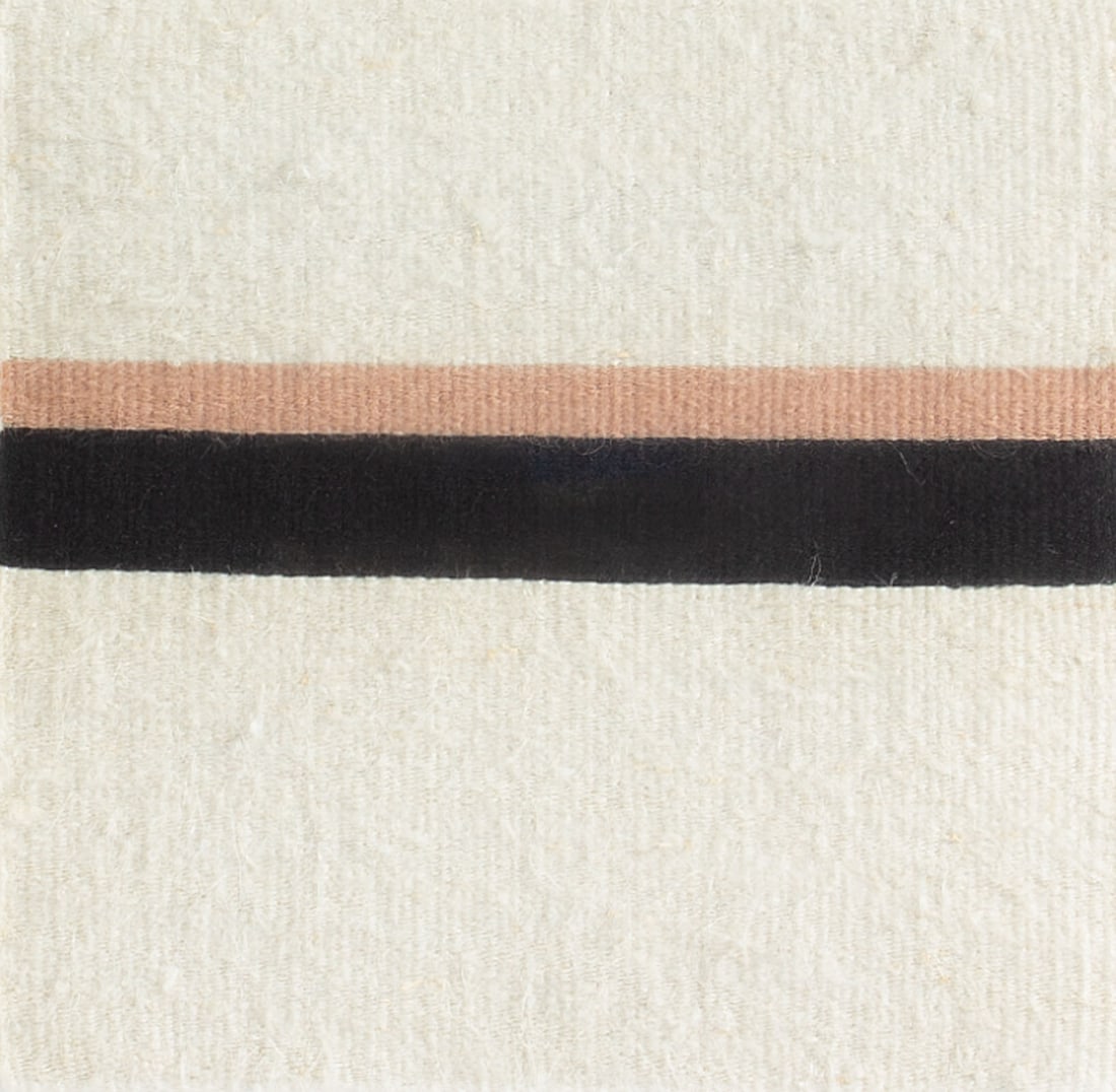 Sara Brennan 1996 "Two Fields with White" Tapestry (1 of 3)
