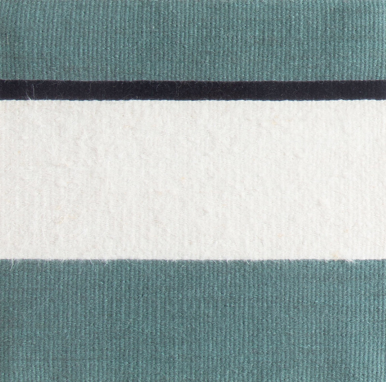 Sara Brennan 1996 "Black Field with Horizon" Tapestry: 1996 tapestry woven from linen, wool, and cotton by Sara Brennan (Scottish; born 1963). Titled Black Field with Horizon. Tag with artist information verso. Measurements: