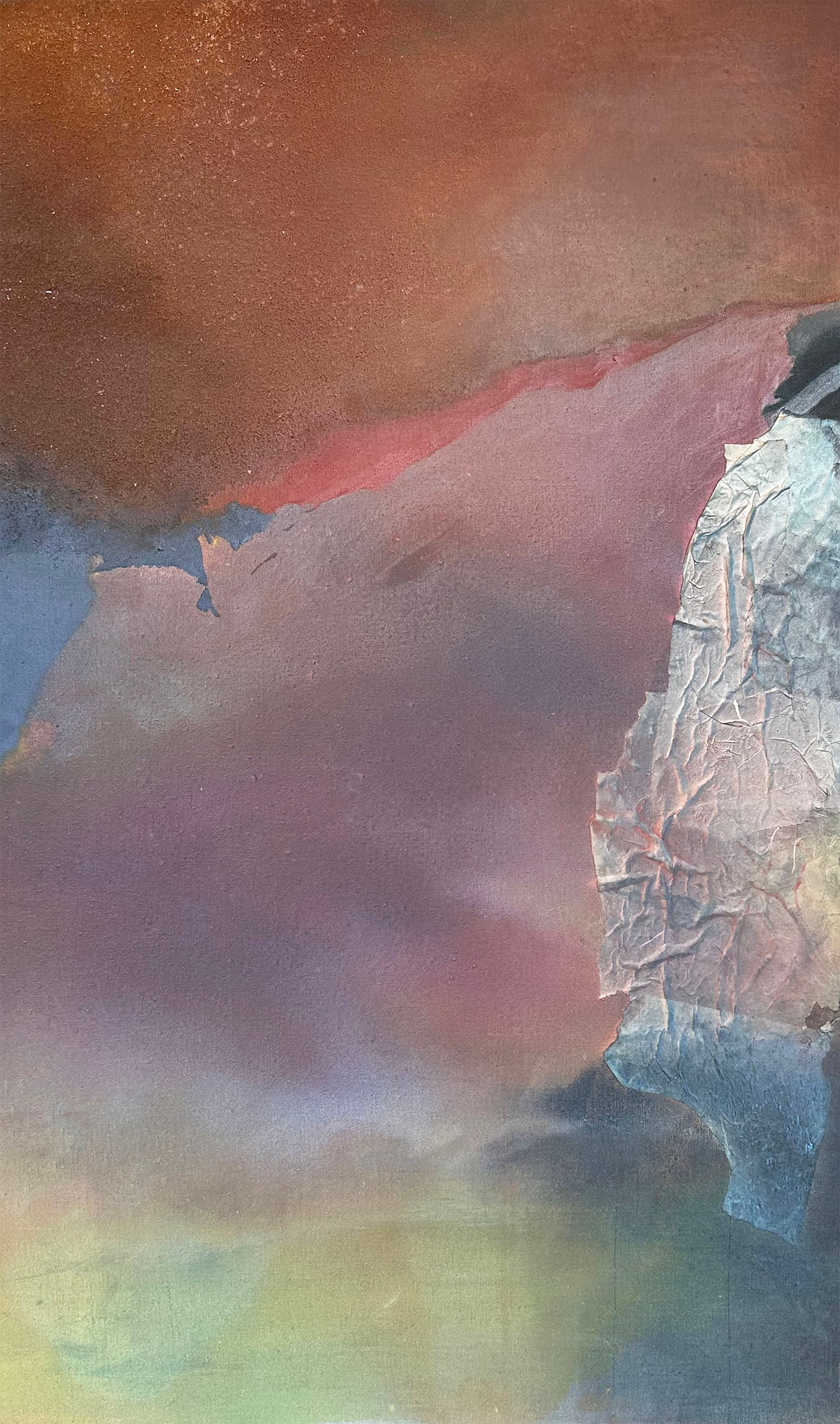 John Greer 1982 "Options and Choices" Mixed Media on Canvas (1 of 6)