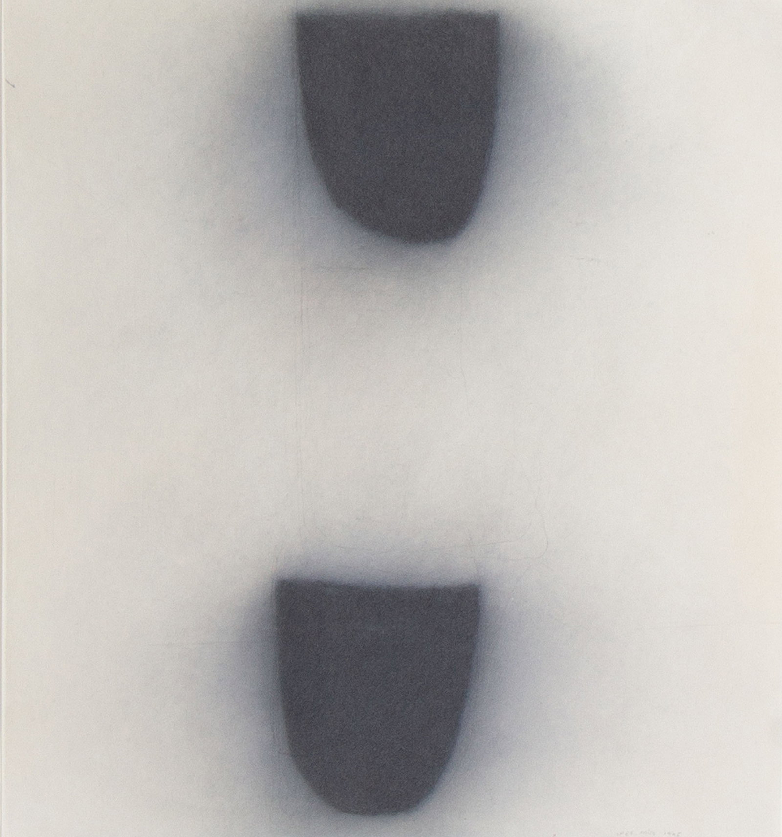 Wes Mills 1995 Graphite on Paper Drawing: 1995 graphite on paper drawing by Wes Mills (American; born 1960). Signed lower edge. Gallery tag from Laura Carpenter Fine Art of Santa Fe attached verso. Measurements: 16.5" W x