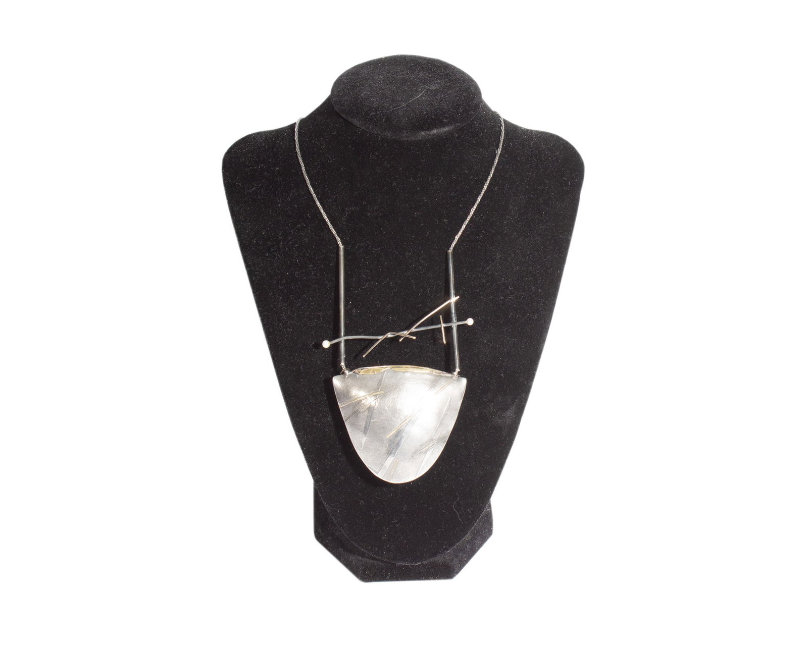 Carolyn Morris Bach 14K Sterling Silver Pocket Pendant Necklace (1 of 6)