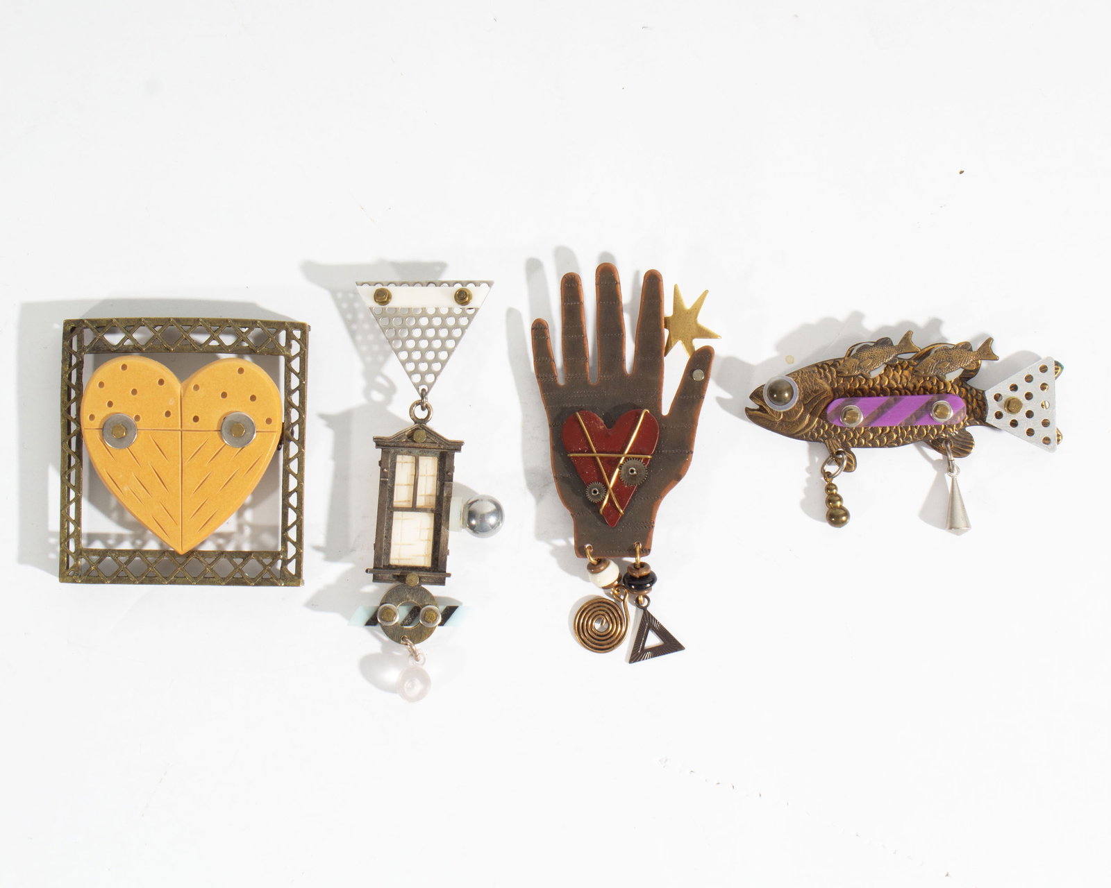 Artisan Made Brooches - 2