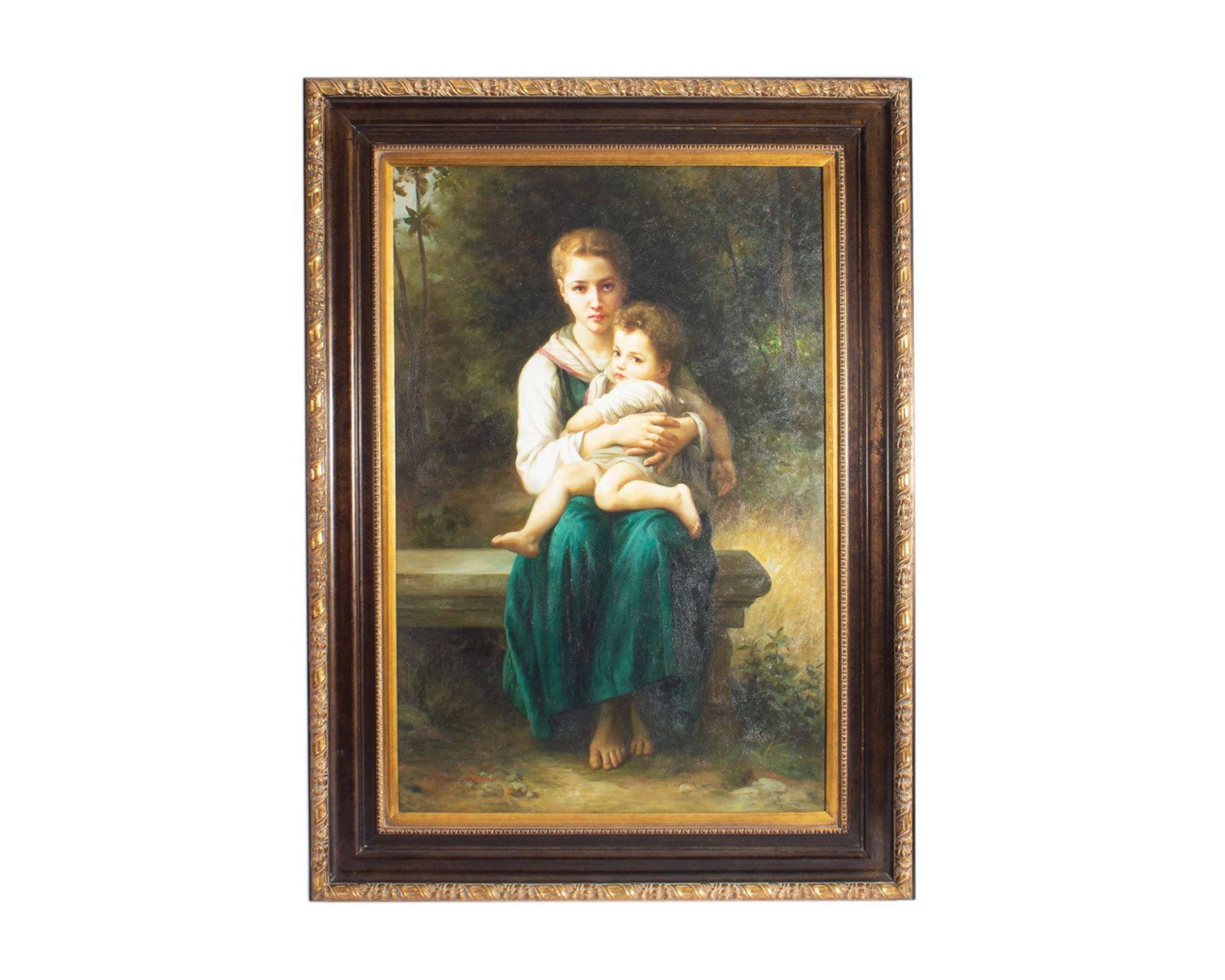 William-Adolphe Bouguereau Copy Painting "Les deux soeurs" (1 of 4)