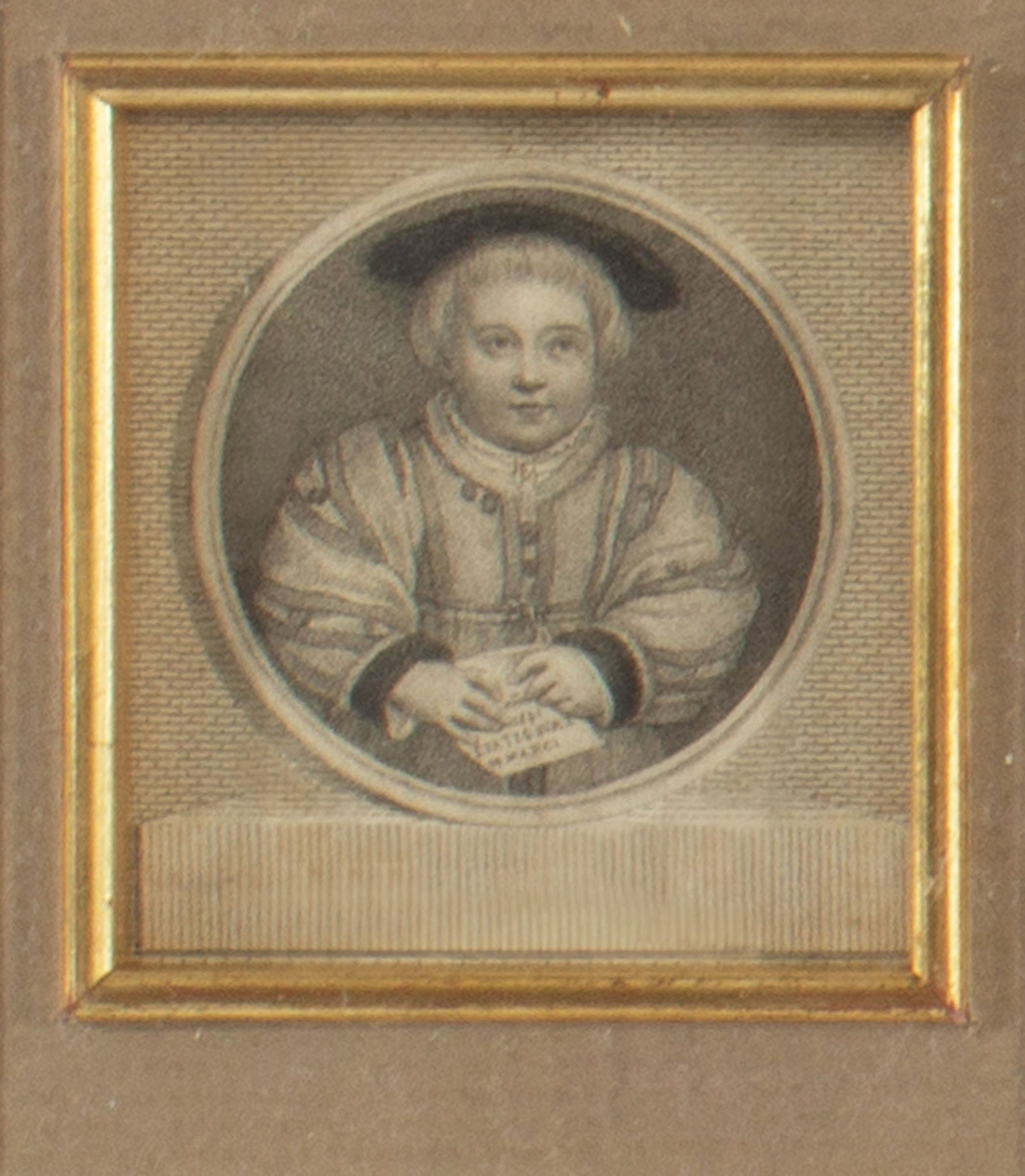 Antique Engraving of Charles Brandon, 3rd Duke of Suffolk: Antique portrait engraving after a work by Hans Holbein the Younger of Charles Brandon, 3rd Duke of Suffolk. Possibly engraved by Francesco Bartolozzi and printed in 1798. Measurements: 14