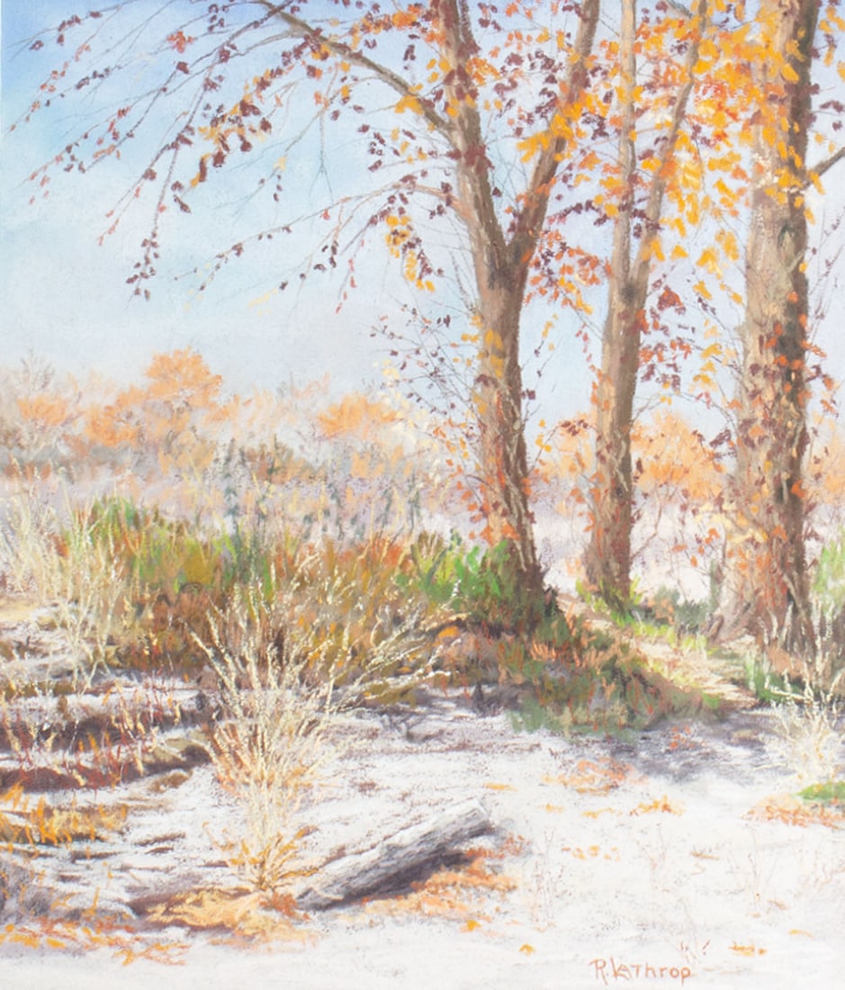 Richard L. Lathrop Chalk Pastel Landscape Drawing (1 of 4)
