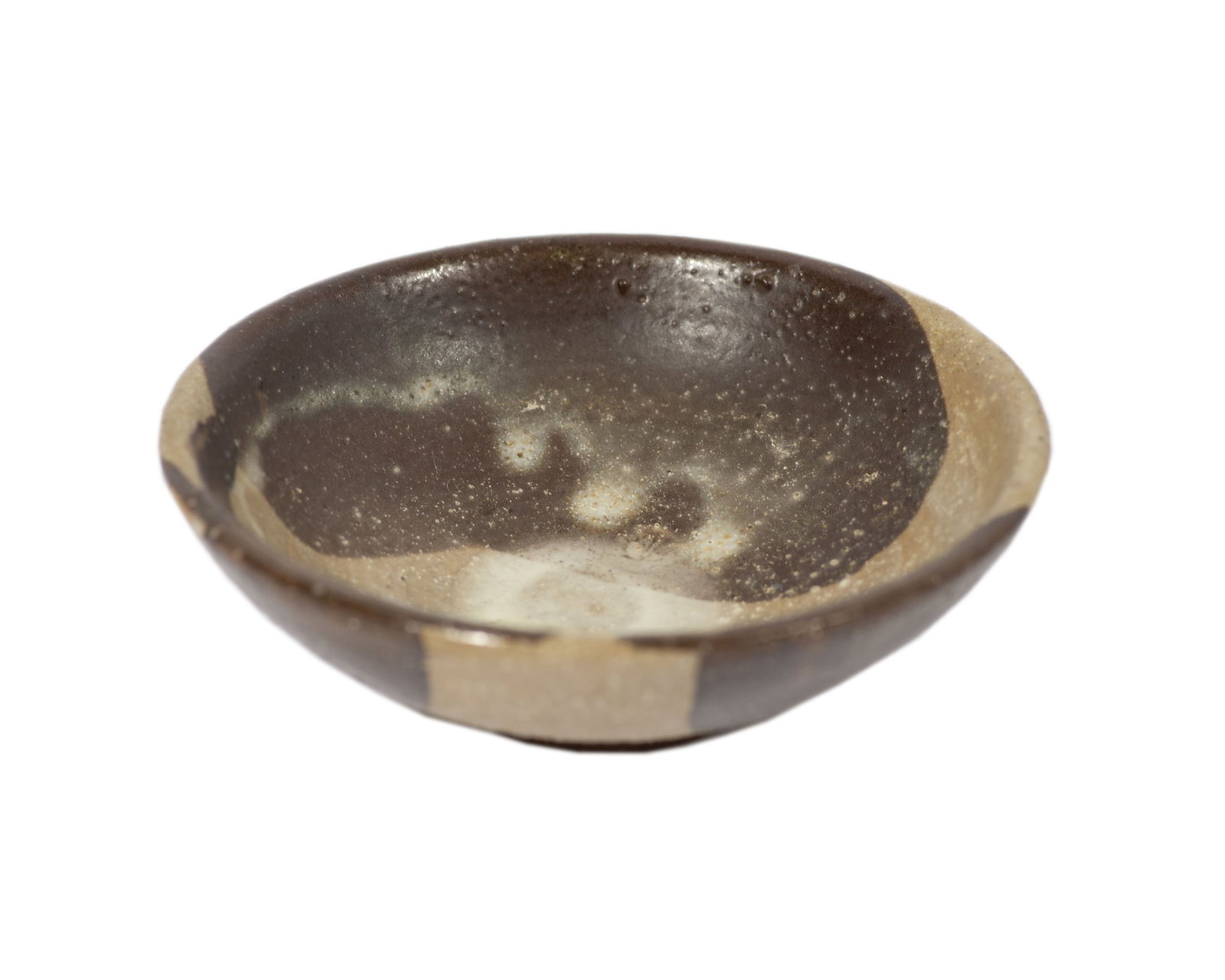 Becky Brown Martz 1950 Studio Pottery Bowl: Small studio pottery bowl or dish by the ceramic artist Becky Brown (American; 1914-2011) of Martz Studio. Signed "Becky Brown 50-50" to the underside. 