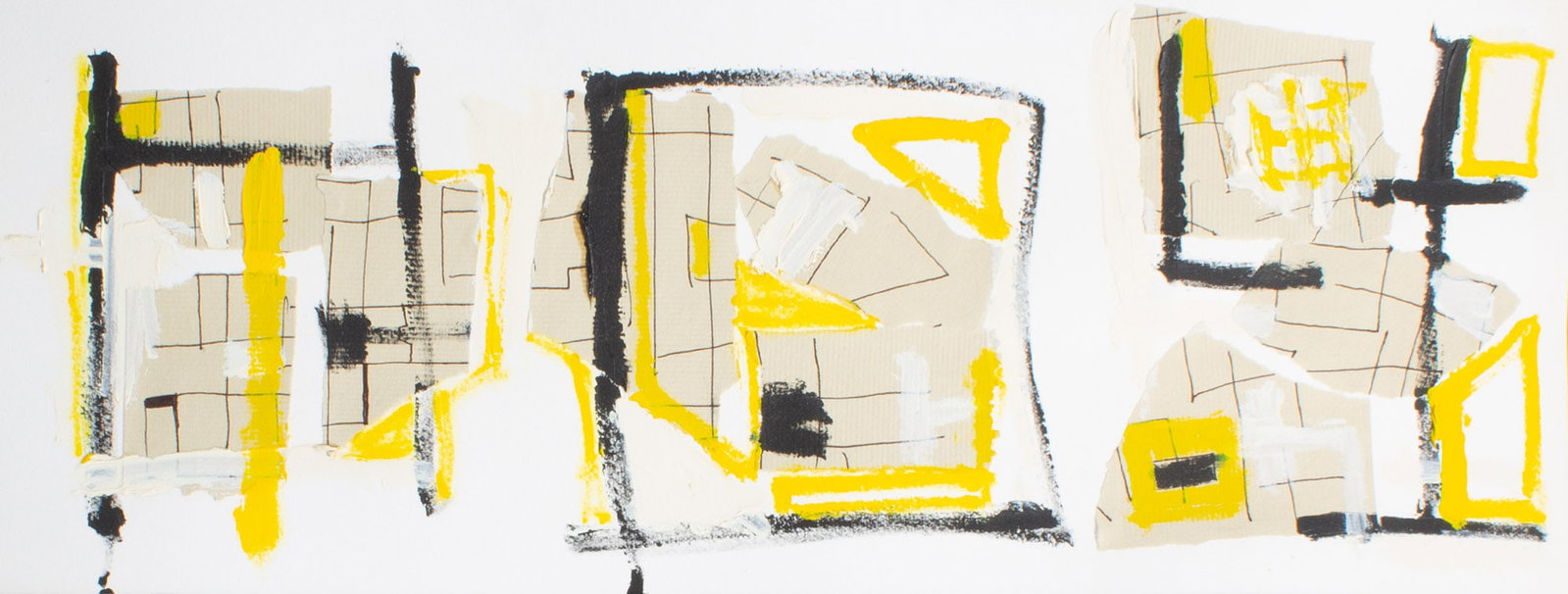 Steven Conant 2004 "Another Language #3" Alkyd Painting (1 of 5)