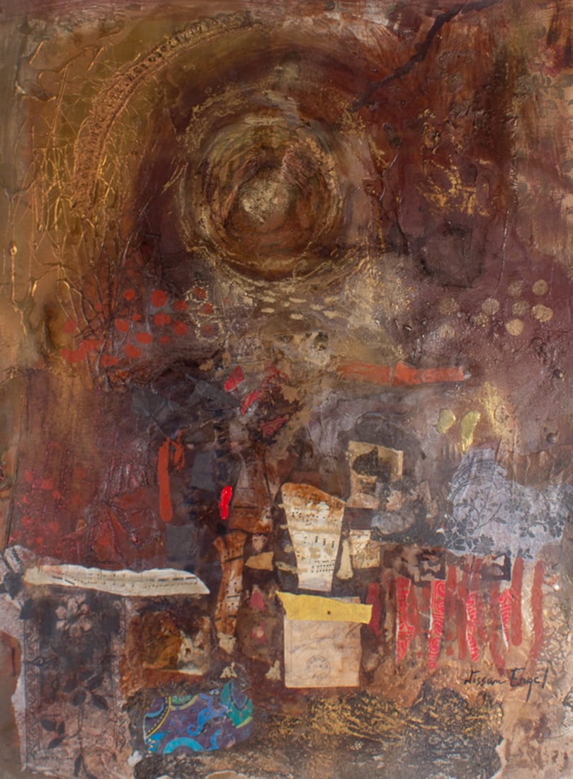 Nissan Engel Mixed Media Painting and Collage (1 of 8)