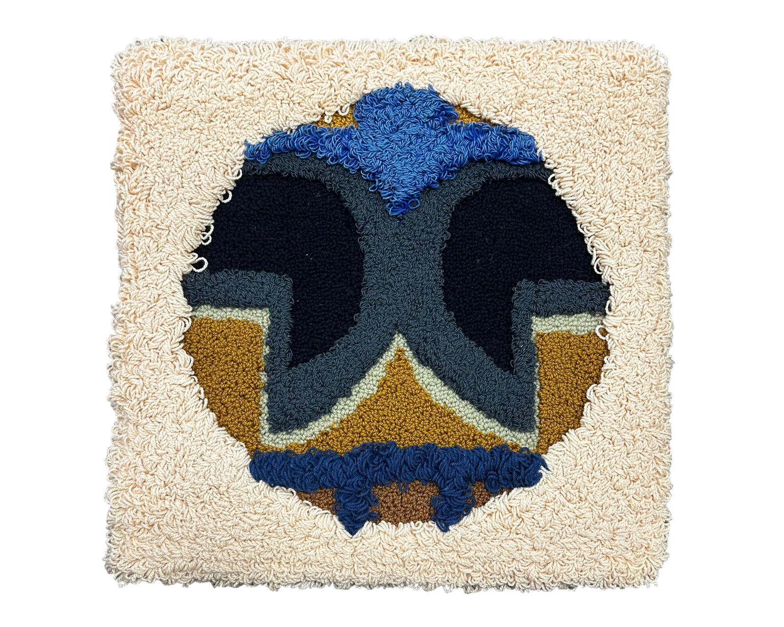 Harry Hilson 1976 Wool Tapestry: 1976 wool tapestry by artist Harry Hilson (American; 1935-2004). Signed, dated, numbered verso. Measurements: 30.5" W x 30.5" H. In house shipping available. From Sheafe
