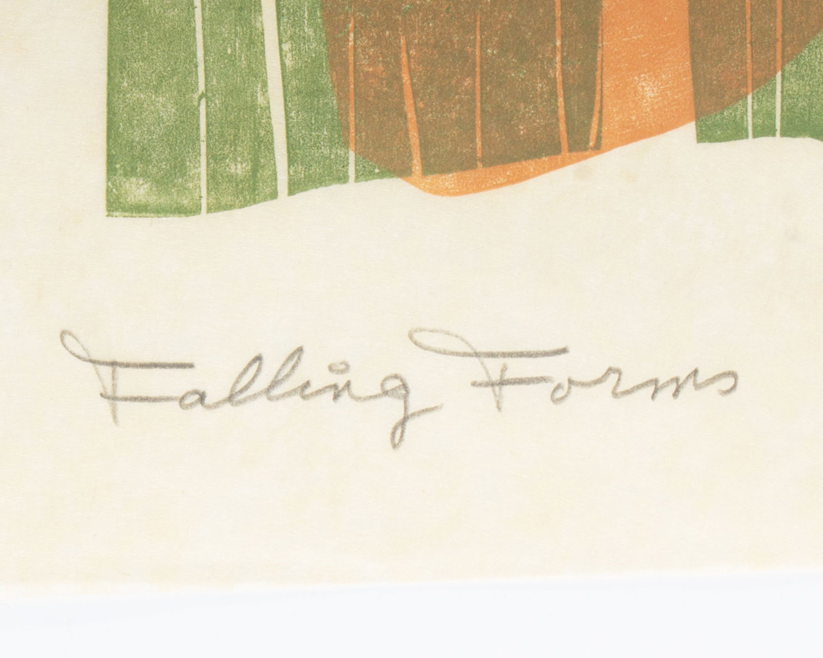 Walter Sorge "Falling Forms" Abstract Relief Prints - 3