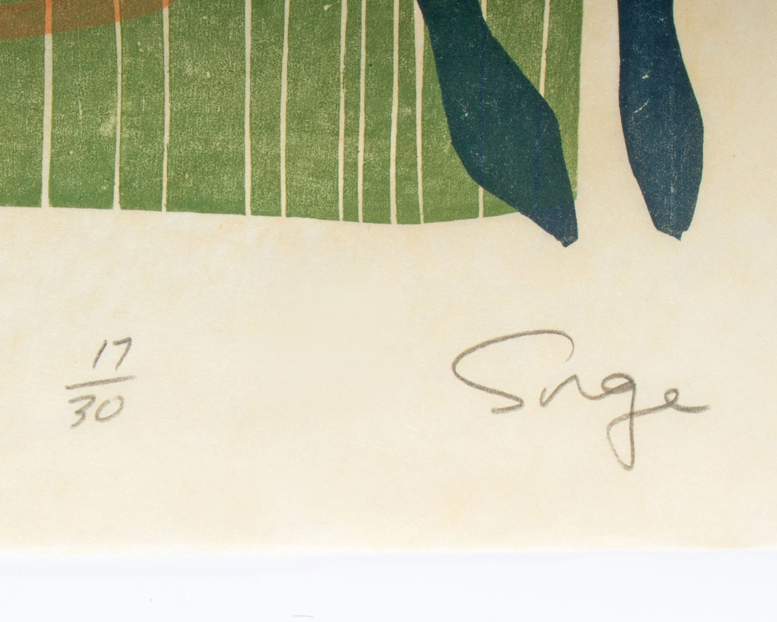 Walter Sorge "Falling Forms" Abstract Relief Prints - 4