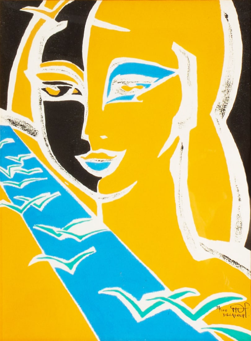 Martine Delaleuf "Les Oiseaux" Limited Edition Giclee (1 of 4)