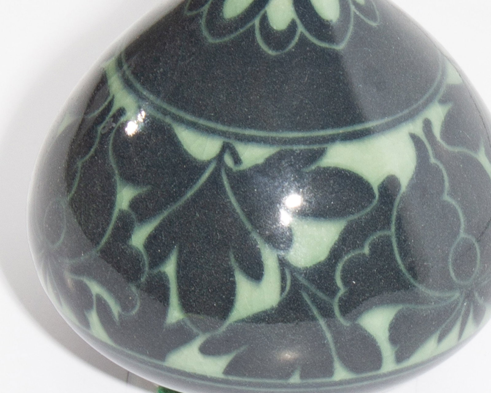 Korean Signed Celadon Vase - 2