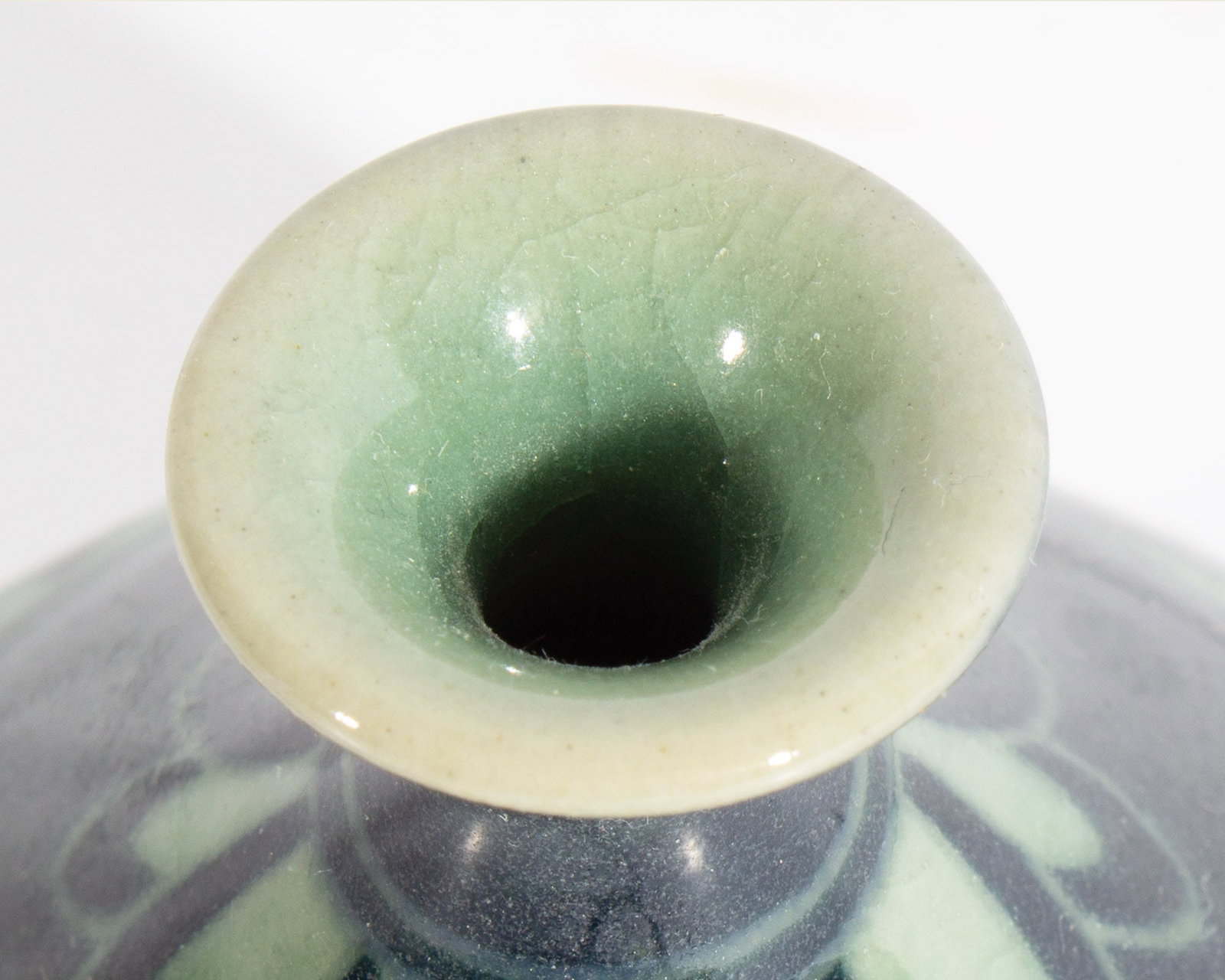 Korean Signed Celadon Vase - 3