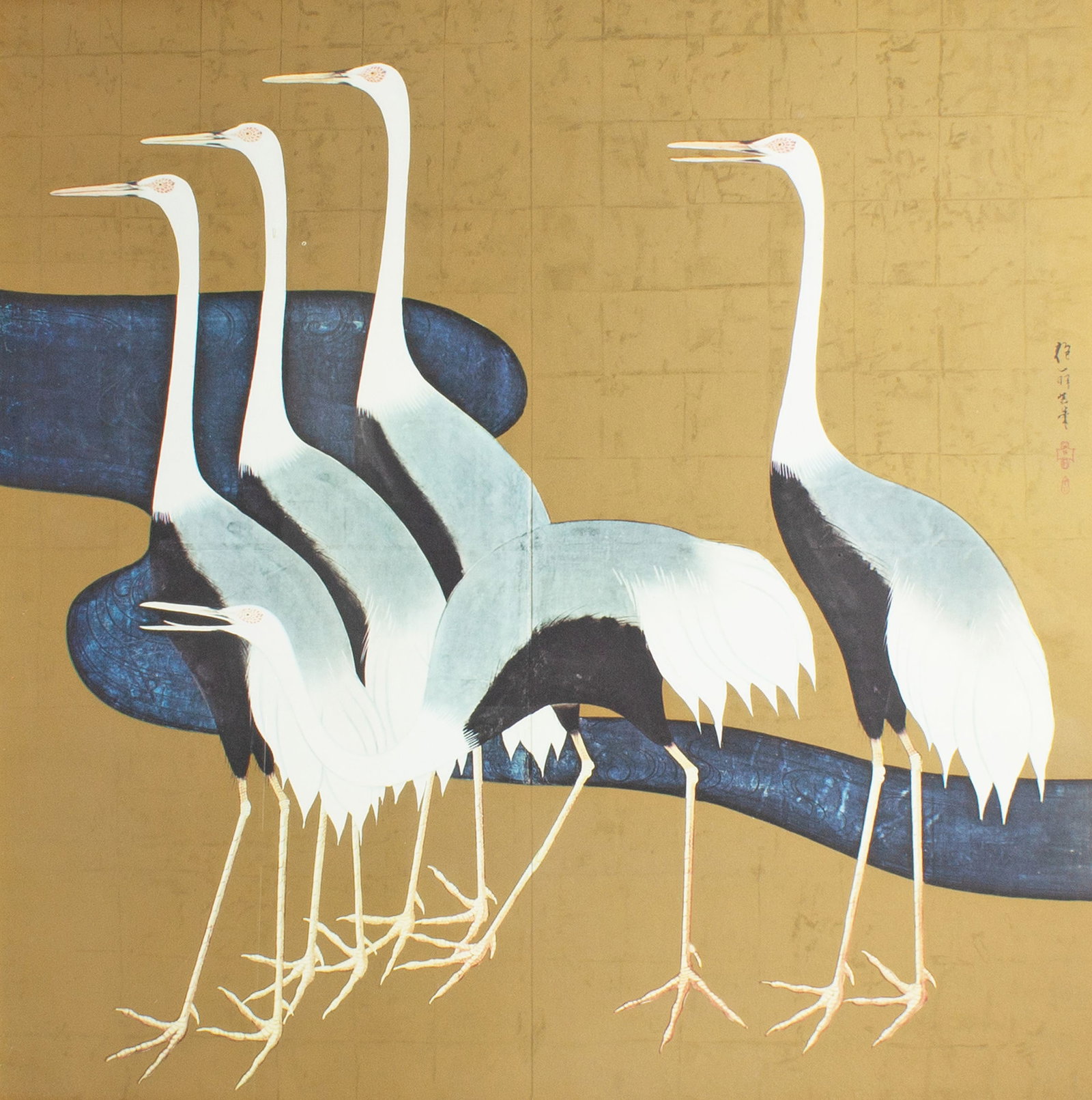 After Sakai Hoitsu "Cranes" Print (1 of 3)