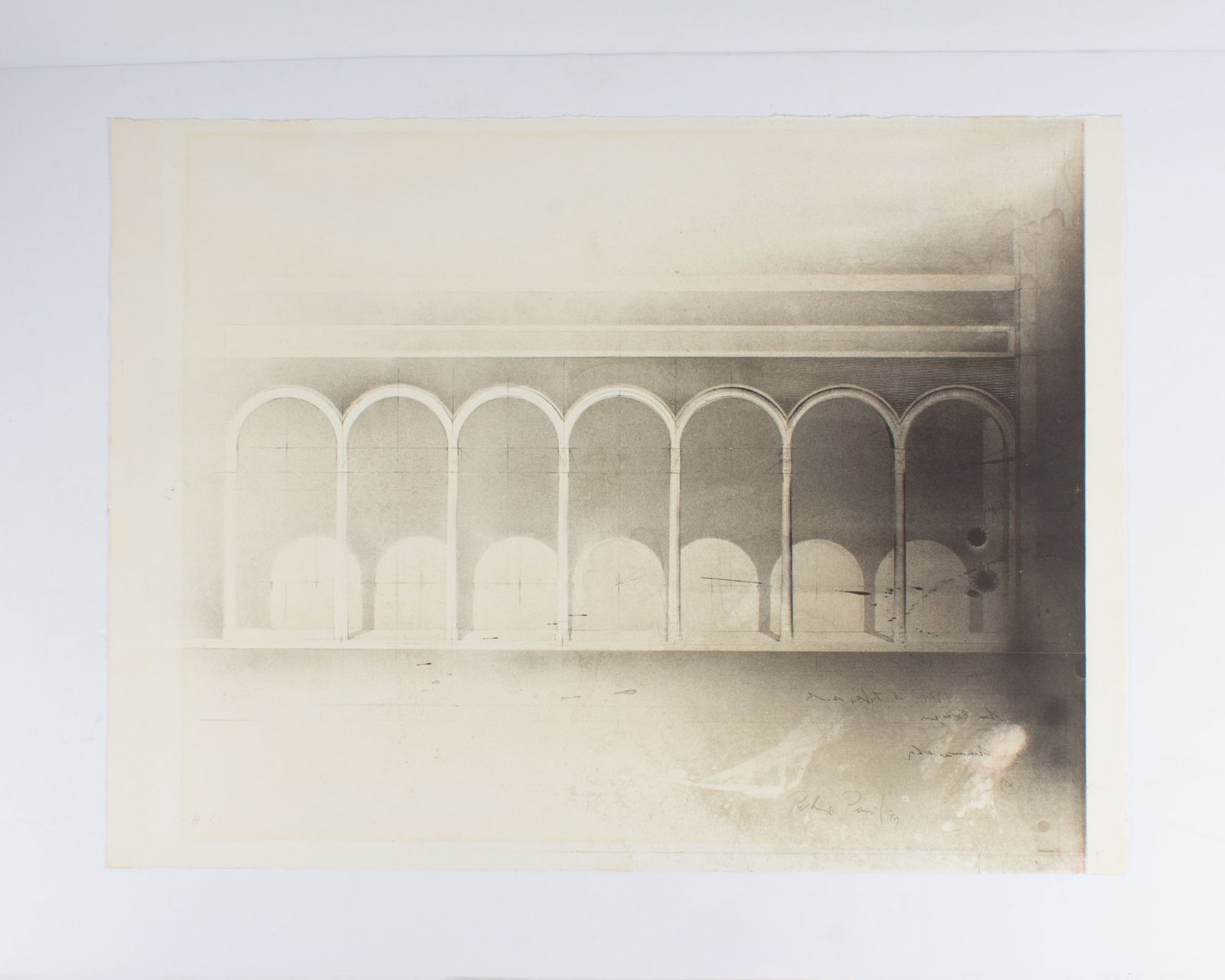 Peter Paul 1970s Architectural Lithograph - 2