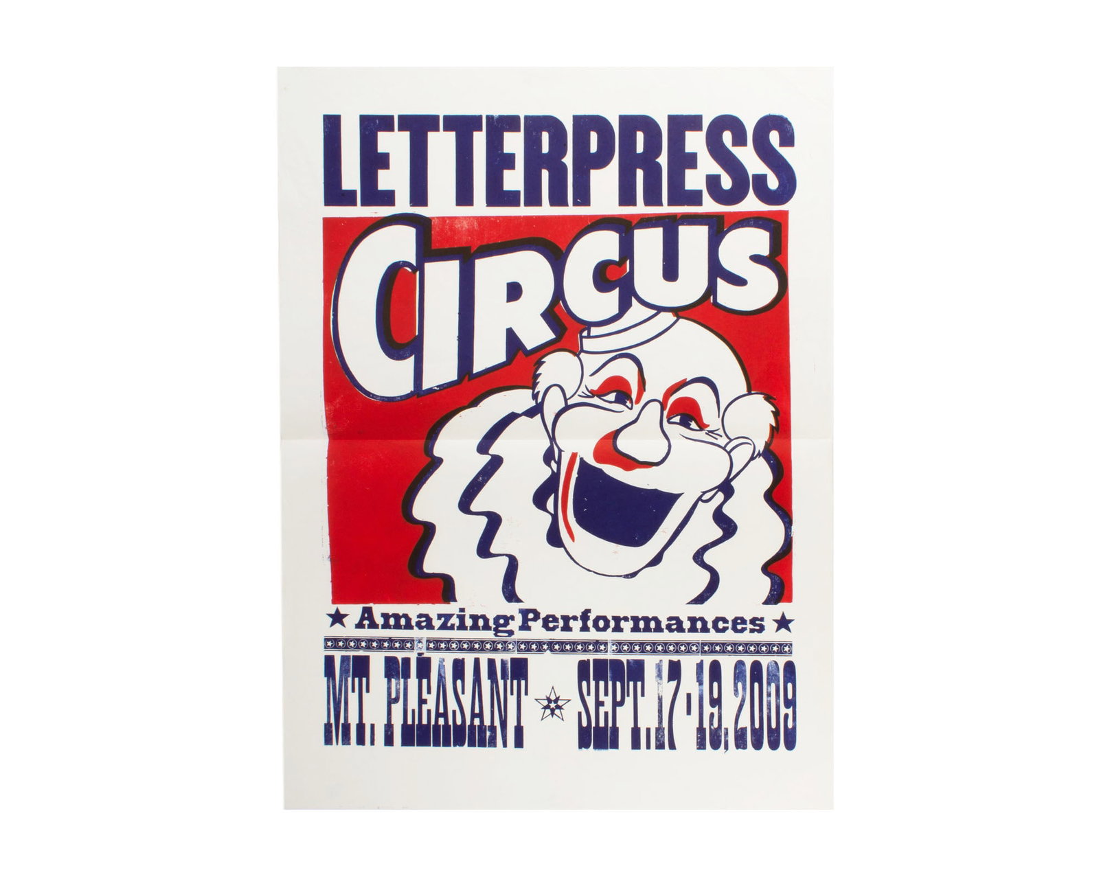 Letterpress Circus 2009 Poster - 2