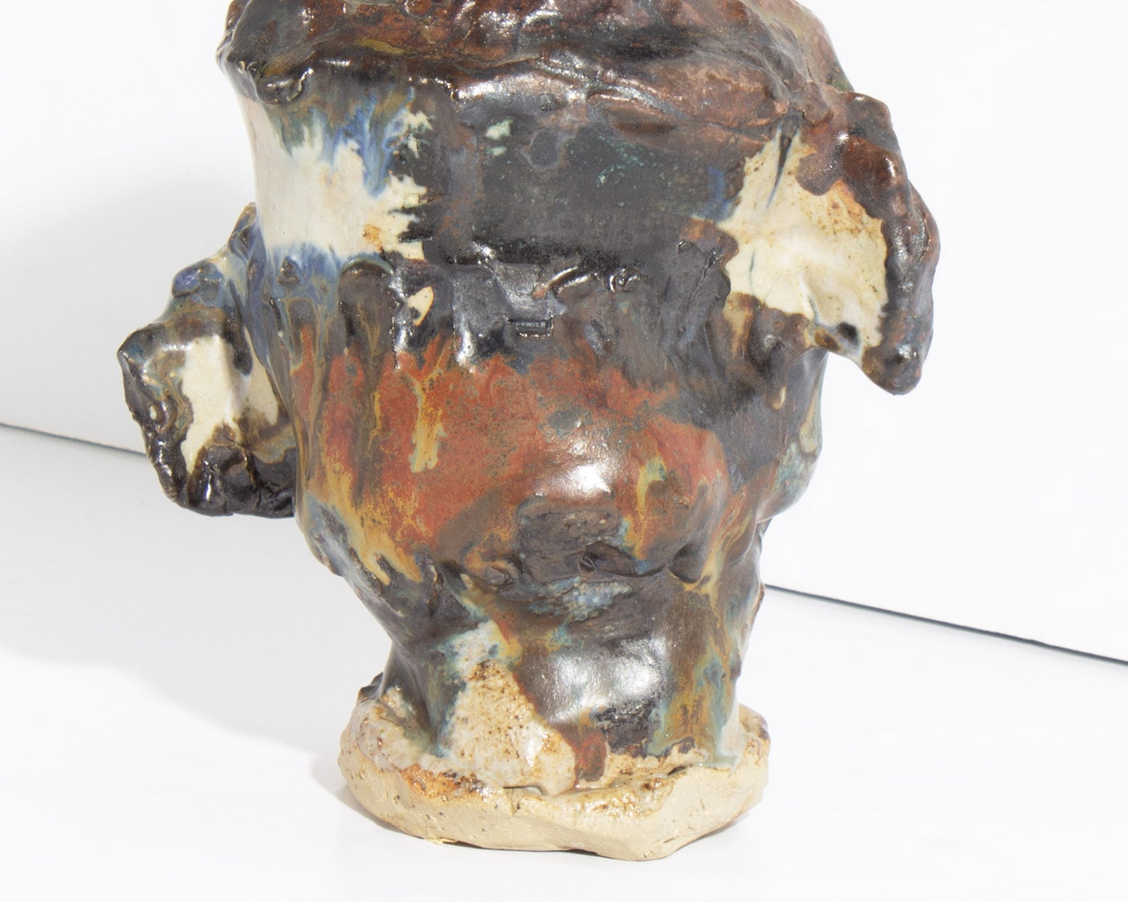 Studio Pottery Hand-Built Vase - 3