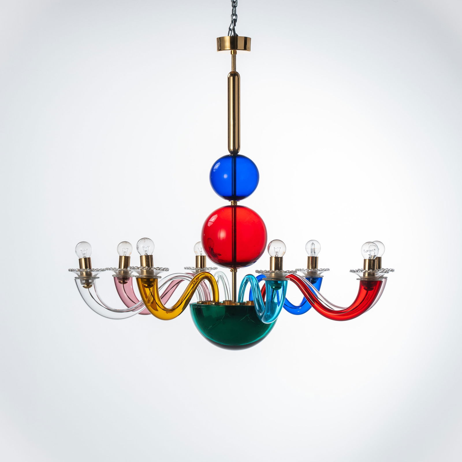 GIO PONTI, '99.80' CHANDELIER (1 of 5)