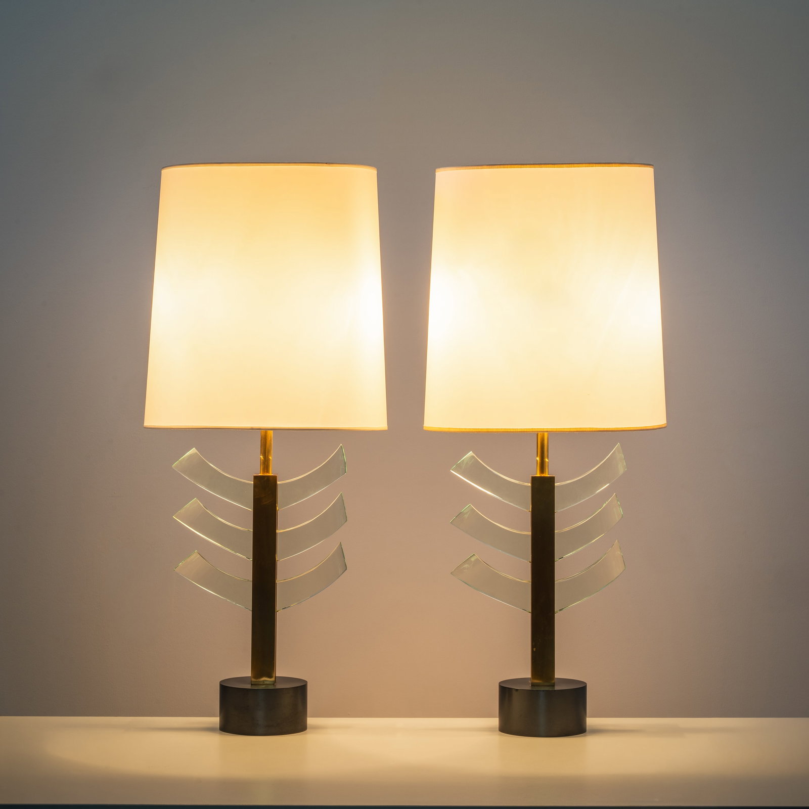 ROBERTO GIULIO RIDA PAIR OF \“TOMA\?? TABLE LAMPS (1 of 5)
