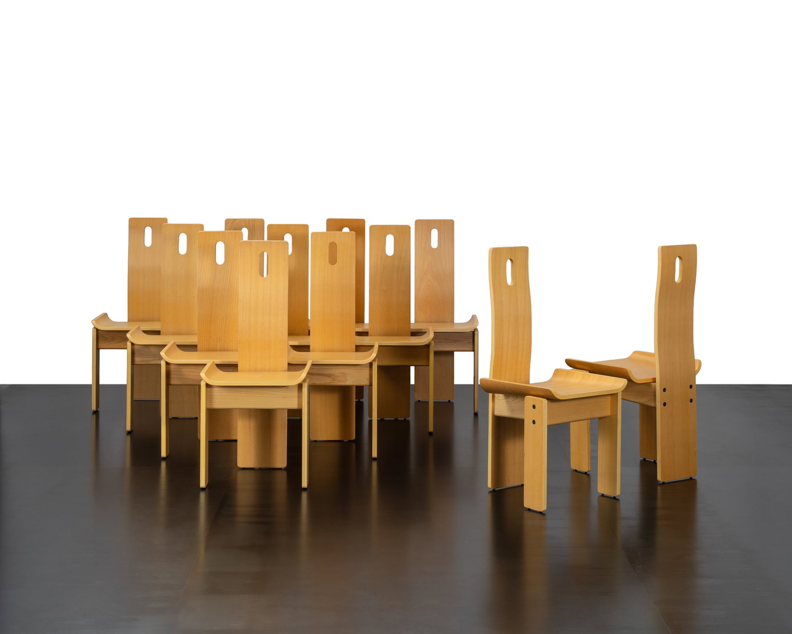 EDOARDO LANDI TWELVE DIAGO CHAIRS (1 of 5)