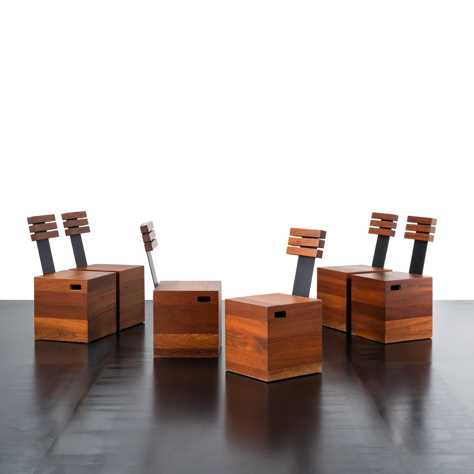 ANONYMOUS SET OF SIX CHAIRS (1 of 5)