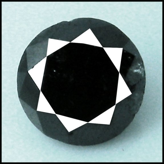 5.69cts~ 100%Natural Black Diamond : STONE NAME : BLACK DIAMOND , LOT NO : DMD10 -5 (810) , Quantity: 1PCS , WEIGHT CTS : 5.69 CTS , SIZE : 10.9 X 6.7 MM , COLOR : BLACK , SHAPE : ROUND , CLARITY : VVS , ORIGIN : INDIA , LUSTER : MARVE