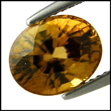5.02cts~ Natural Yellow Zircon: STONE NAME : YELLOW ZIRCON , LOT NO : BZ 50 - (97) , Quantity: 1PCS , WEIGHT CTS : 5.02 CTS , SIZE : 10 X 8 X 6.3 MM. COLOR : YELLOW , CLARITY : IF , SHAPE : OVAL , ORIGIN : CAMBODIA , LUSTER : MARVEL