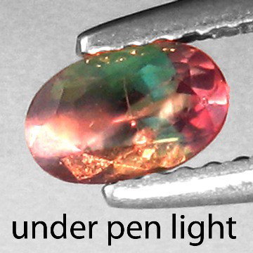 0.78cts~World Museum Gem~colorchange Alexanrite: STONE NAME : ALEXANDRITE LOT NO : ALX626 -127 (1804) , Quantity: 1PCS , WEIGHT CTS : 0.78CTS , SIZE : 6.4 X 4.6 X 2.8 MM , COLOR : COLOR CHANGE , SHAPE : OVAL , CLARITY : IF , ORIGIN : INDIA , LUSTER 