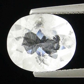 3.23cts~Wow Pure White Diamond Like Pollucite: STONE NAME : POLLUCITE , LOT NO : PL08 -17 (119) , Quantity: 1PCS , WEIGHT CTS : 3.23 CTS , SIZE : 11.3 X 9.5 X 5.5 MM . COLOR : WHITE , CLARITY : VVS , SHAPE : OVAL , ORIGIN : AFGHANISTAN , LUSTER : 