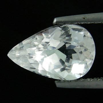 2.74cts~Wow Pure White Diamand Like Danburite: STONE NAME : DANBURITE , LOT NO : DA05 - (89) , Quantity: 1PCS , WEIGHT CTS : 2.74 CTS , SIZE : 11 x 7.7 x 6.1 M , COLOR : WHITE , SHAPE : PEAR , CLARITY : VVS , ORIGIN : Afghanistan , LUSTER : MARVEL