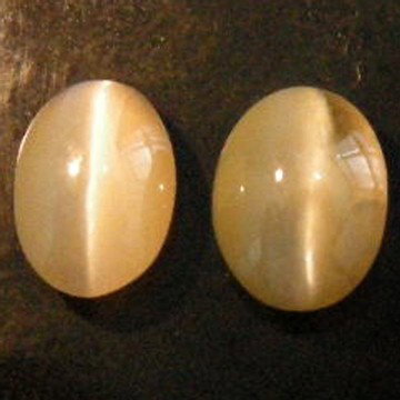 1.69Cts~Natural Chrysoberyl Cat's eye: STONE NAME : Chrysoberyl Cat's eye , LOT NO : CE496C- 80 (2930) , Quantity: 2PCS , WEIGHT CTS : 1.69CTS , SIZE : 5.9 X 4.2 X 2.9 MM. , COLOR : COLOR CHANGE , SHAPE : OVAL , CLARITY : VVS , ORIGIN :