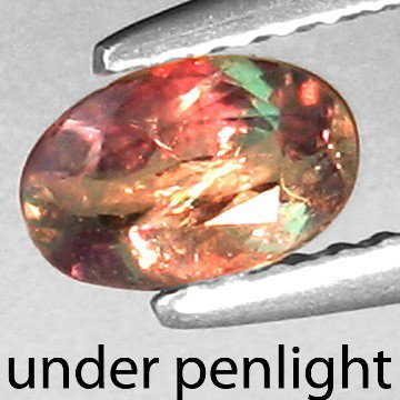 0.52cts~World Museum Gem~colorchange Alexanrite: STONE NAME : ALEXANDRITE LOT NO : ALX626 -91 (1809) , Quantity: 1PCS , WEIGHT CTS : 0.52CTS , SIZE : 5.6 X 4.3 X 2 MM , COLOR : COLOR CHANGE , SHAPE : OVAL , CLARITY : VS , ORIGIN : INDIA , LUSTER : M