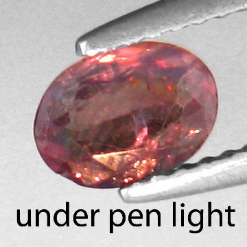 0.53cts~World Museum Gem~colorchange Alexanrite: STONE NAME : ALEXANDRITE LOT NO : ALX626 -121 (1829) , Quantity: 1PCS , WEIGHT CTS : 0.53CTS , SIZE : 6.2 X 4 X 2.2 MM , COLOR : COLOR CHANGE , SHAPE : OVAL , CLARITY : VS , ORIGIN : INDIA , LUSTER : 