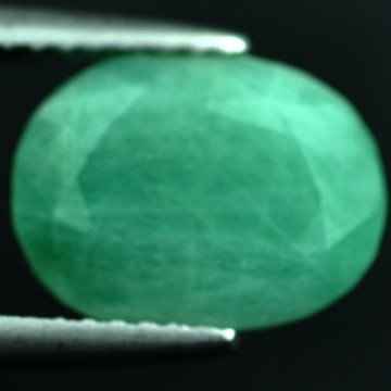 3.40 CTS~Rich Green NATURAL Emerald : STONE NAME : EMERALD LOT NO : EM- 4315 , Quantity: 1PCS , WEIGHT CTS : 3.40 CTS , SIZE : 11X8.2X4.9 MM , COLOR : GREEN , SHAPE : OVAL , ORIGIN : COLOMBIA , LUSTER : MARVELOUS , HARDNESS : 7.5 , TREAT