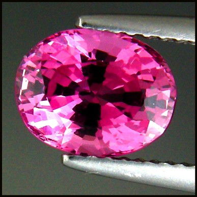 2.15CTS~Natural Hot Pink Spinel ~Flawless: STONE NAME : SPINEL , LOT NO : SP0126 (910) , Quantity: 1PCS , WEIGHT CTS : 2.15CTS , SIZE : 8.5 X 7 MM , COLOR : PINK , SHAPE : OVAL , CLARITY : IF , ORIGIN : MYANMAR , LUSTER : MARVELOUS , HARDNESS