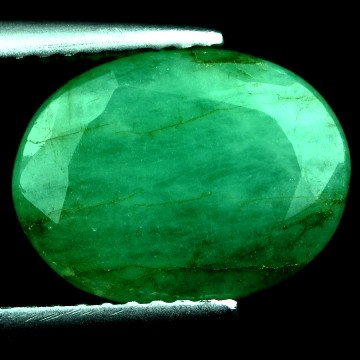 1.50CTS~Rich Green Emerald Transperant: STONE NAME : EMERALD LOT NO : EM- 4077 , Quantity: 1PCS , WEIGHT CTS : 3.67 CTS , SIZE : 11.6x8.9x5.4 MM , COLOR : GREEN , SHAPE : OVAL , ORIGIN : COLOMBIA , LUSTER : MARVELOUS HARDNESS : 7.5 , TREATM