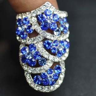 4: 44.79 CTS~STERLING SILVER JEWELRY: STONE NAME : STERLING SILVER , LOT NO : SJW-3(5013) , Quantity: 1PCS ,SIZE : 17 MM . COLOR : BLUE ,SHAPE : FANCY , ORIGIN : THAILAND CLARITY : FLAWLESS ,LUSTER : AWESOME ,