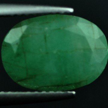 5.07 CTS~Rich Green NATURAL Emerald: STONE NAME : EMERALD LOT NO : EM- 7564 , Quantity: 1PCS , WEIGHT CTS : 5.07 CTS , SIZE : 12.2X8.8X6.9 MM , COLOR : GREEN , SHAPE : OVAL , ORIGIN : COLOMBIA , LUSTER : MARVELOUS , HARDNESS : 7.5 , TREA