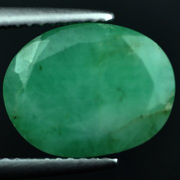 4.85 CTS~Rich Green NATURAL Emerald: STONE NAME : EMERALD LOT NO : EM- 7769, Quantity: 1PCS , WEIGHT CTS : 4.85 CTS , SIZE : 12.6x9.7x5.2 MM , COLOR : GREEN , SHAPE : OVAL , ORIGIN : COLOMBIA , LUSTER : MARVELOUS , HARDNESS : 7.5 , TREAT