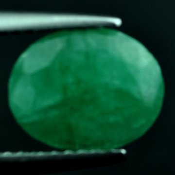 2.21 CTS~Rich Green NATURAL Emerald: STONE NAME : EMERALD LOT NO : EM- 7815, Quantity: 1PCS , WEIGHT CTS :2.21 CTS , SIZE : 9.8x7.9x4 MM , COLOR : GREEN , SHAPE : OVAL , ORIGIN : COLOMBIA , LUSTER : MARVELOUS , HARDNESS : 7.5 , TREATMENT