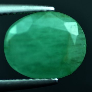 4.36 CTS~Rich Green NATURAL Emerald: STONE NAME : EMERALD LOT NO : EM- 4276 , Quantity: 1PCS , WEIGHT CTS : 4.36 CTS , SIZE : 10.8X8.9X6.7 MM , COLOR : GREEN , SHAPE : OVAL , ORIGIN : COLOMBIA , LUSTER : MARVELOUS , HARDNESS : 7.5 , TREA