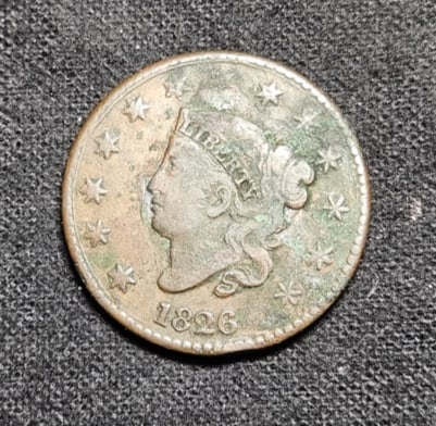 1826/5 CENT: 1826/5 CENT 1826 CENT F-15 Multiple people can appraise an item differently all being sincere as to condition. We urge you to view pictures and ask questions to make your own determination as to the