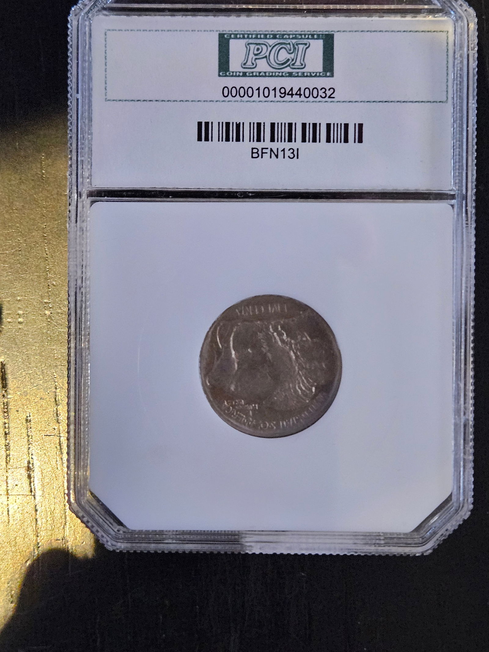 1913 BUFFALO NICKEL: 1913 BUFFALO NICKELTYPE 1 PCI CERTIFIED MS-63